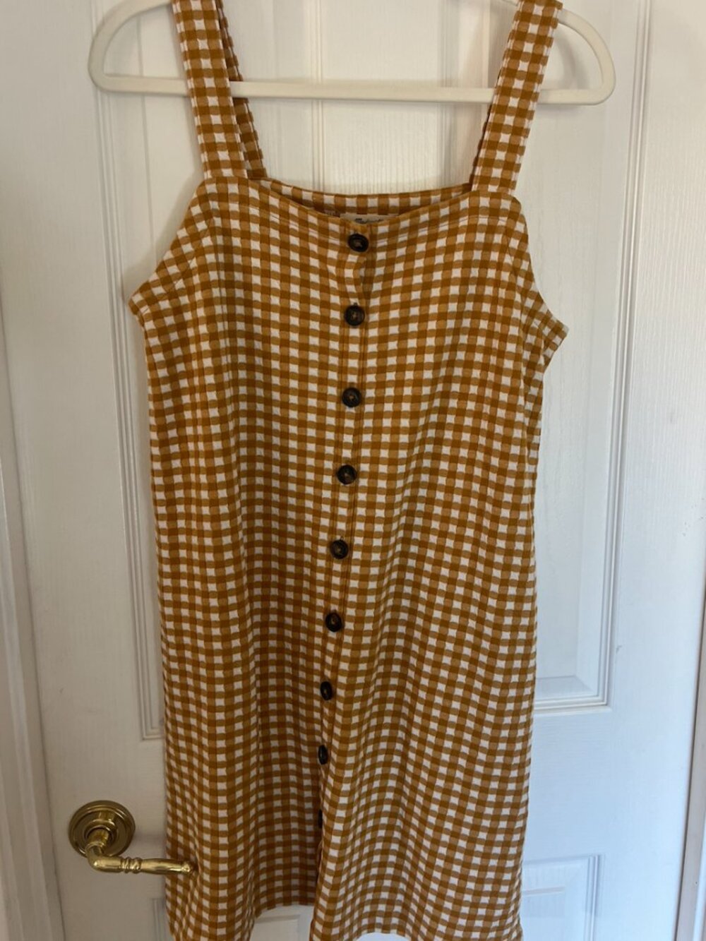 Madewell Gingham Dress, Medium